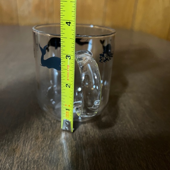 Elitea Clear Glass Mug With Handle Whale Ocean Coffee Mugs Tea Cup - Picture 4 of 9